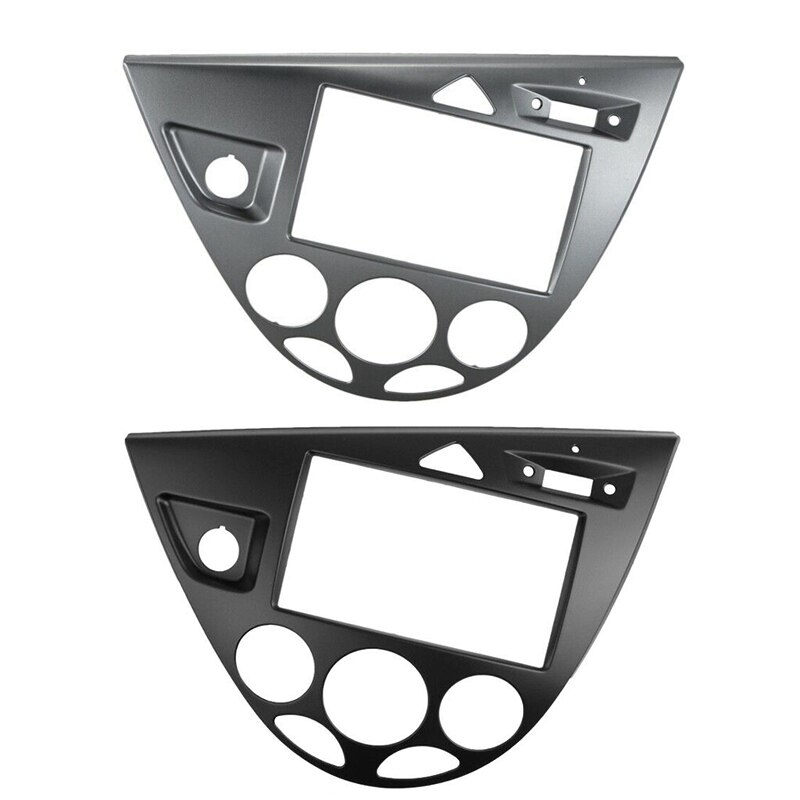 2 Din coche Placa de salpicadero para radio de DVD Panel biselado Marco de instalación Trim Kit de para Ford Focus