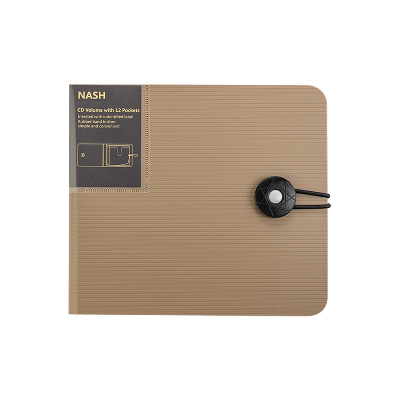 12 Disc Durable Cover CD Case Label Car Home Tidy Portable Storage Organizer PP Practical Removable Dividers Dust Proof