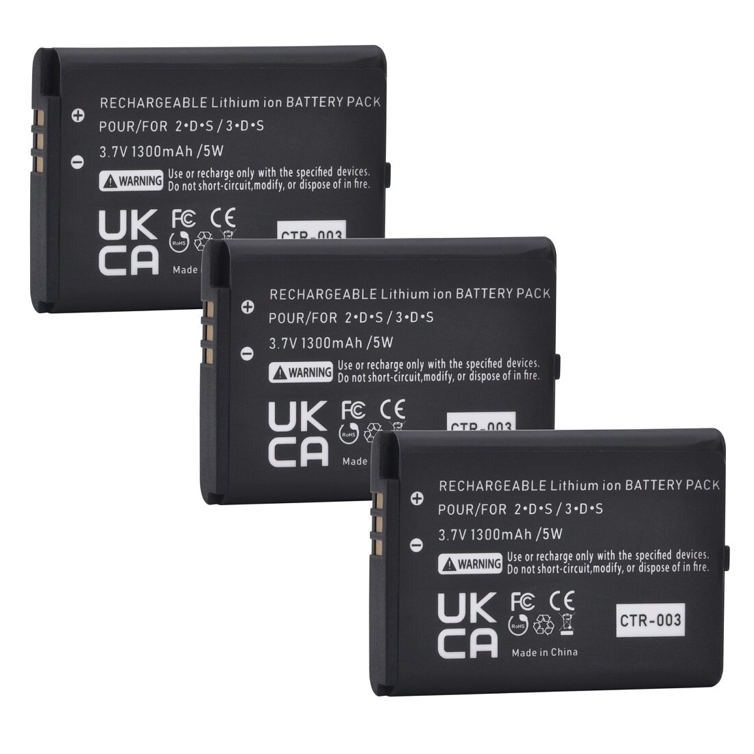 CTR-003 CTR003 CTR 003 001 Battery Rechargeable Li-ion Bateria For Nintendo 3DS 2DS CTR-001 CTR001 MIN-CTR-001 Gaming Console