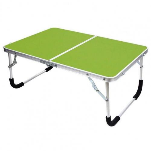 Opvouwbare Draagbare Laptop Tafel Stand Rack Computer Lezen Bureau Luie Bed Kleine Tafel Anti-Slip Tafel Kantoormeubilair: Light Green