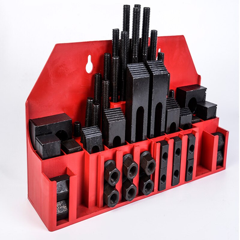 M12 Milling Machine Clamping Set 58pcs Mill Clamp Kit Vice Universal Fixture Screw Set Processing Parts Pressure Plate