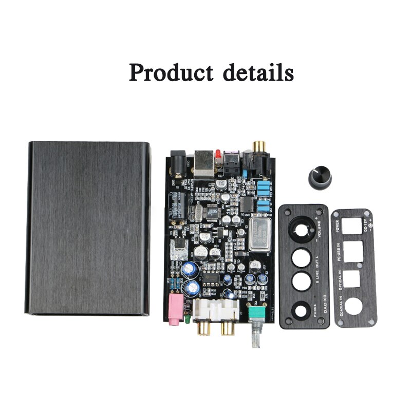 HIFI fever decoder DAC-X3 mini audio decoder amplifier 3.5 headphone jack USB coaxial fiber can be connected to active speakers