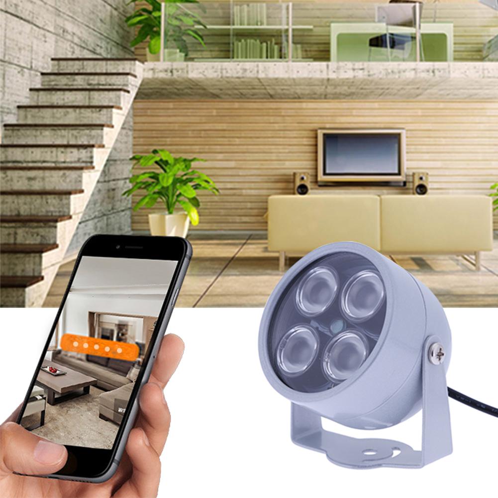 IR Floodlight DC 12V 2A Infrared IR Illuminator CCTV Security Night Vision Floodlight Light Sensitive Work Mode