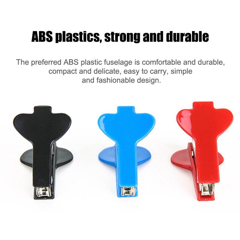 6 Pcs Mini Staple Remover Extra Wide Stainless Steel Jaws Office Supplies EM88