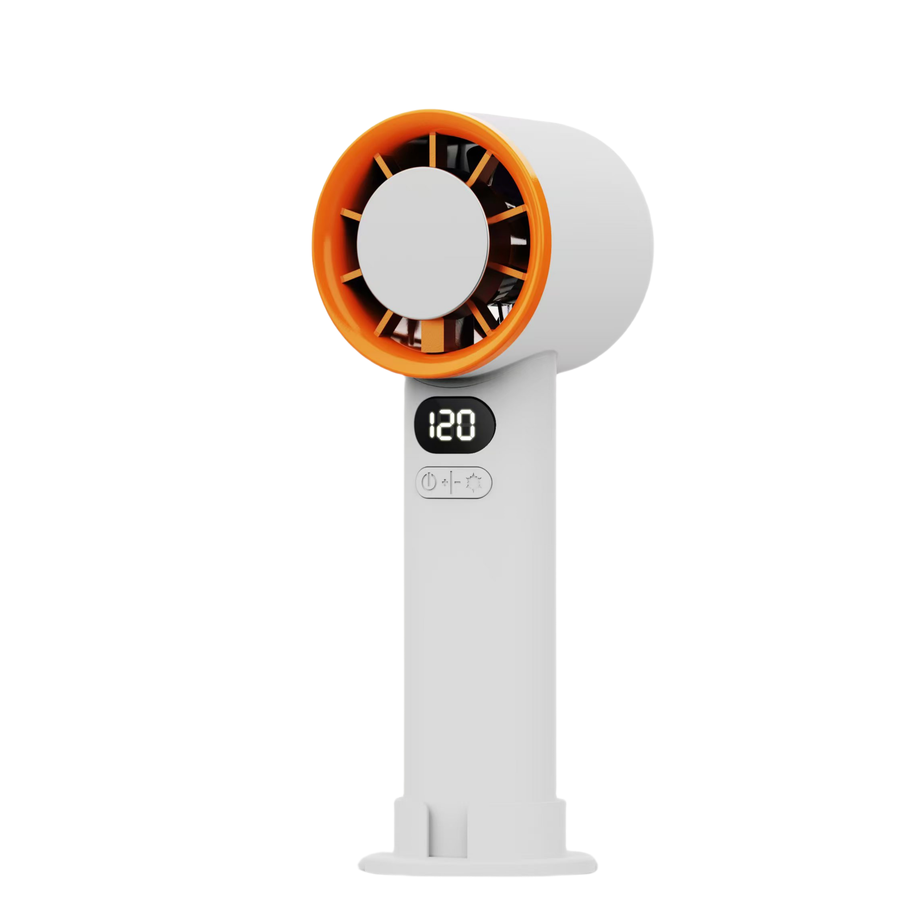 Mini ventilador portátil de 3000mAh, 120 velocidades de viento, refrigeración instantánea con modo de hielo, ventilador de mano, ventiladores eléctricos recargables por USB, ventilador de Camping: YELLOW