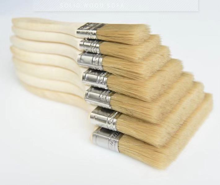 1 inch paint brush durable wooden handle bristle advanced paint tools for furniture and home wall paint