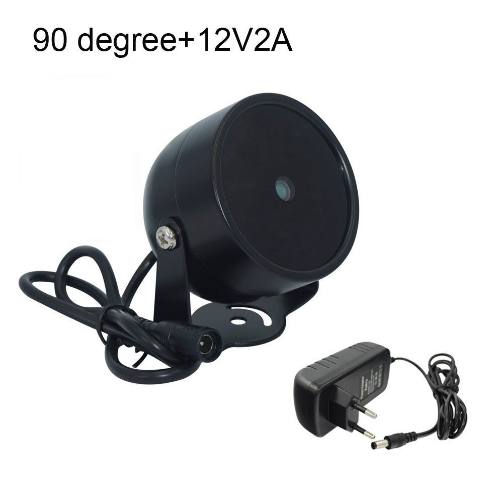 4IR LED High Power Light Infrared Illuminator IR Night Vision For CCTV Security Cameras Fill Lighting Metal Gray Dome Waterproof: Led4-B-12V2A