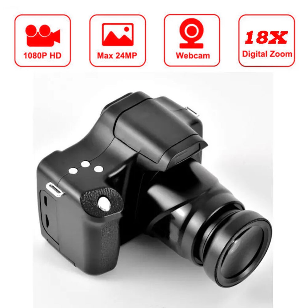 Camera 'S Hd 1080P Digitale Video Camcorder Professionele 18X Digitale Zoom Opname Anti-Shake Camcorder Met Groothoek lens