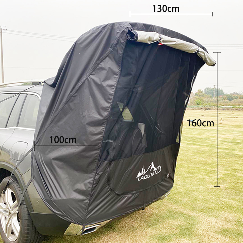 Suv bil bagageutrymme tält baktält självkörande tur grill camping bil svans förlängning tält solskydd regntätt rese bagageutrymme tält