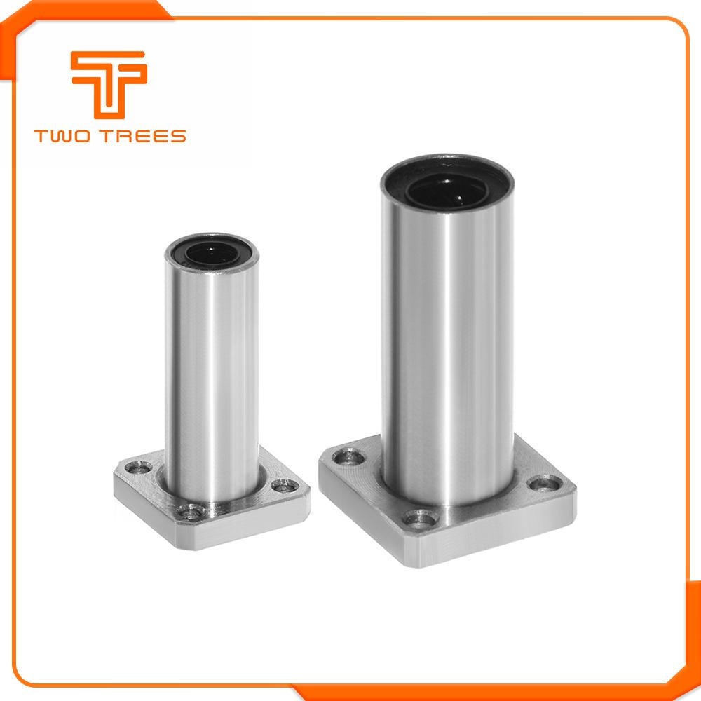 LMK8LUU LMK10LUU LMK12LUU Square Flanged Type Linear Bushing Ball Bearing CNC Parts for 3D Printer Ultimaker 2 Heating Bed