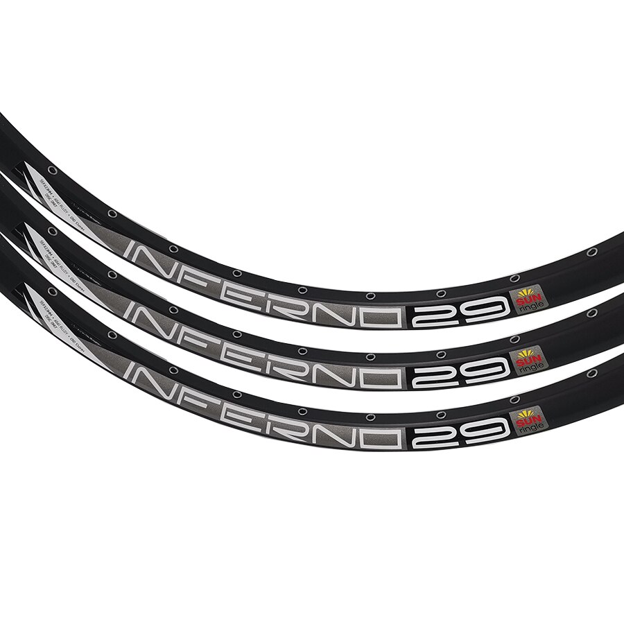Cerchio Sun Ringle Inferno 29 – 27,5 Pollici 650b – Lega 32H Nero – Doppia Parete – Nuovo E Robusto Per MTB