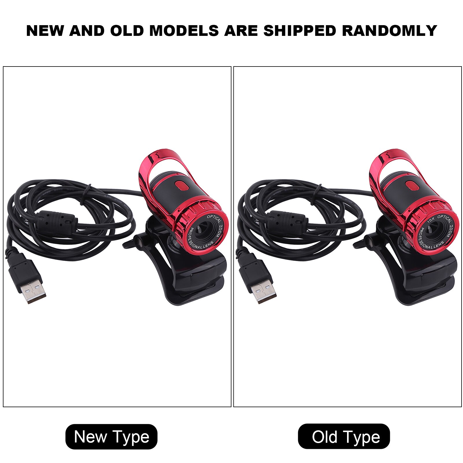 Usb-kamera (usb 2.0 ), 12m Pixel, Clip-an-webcam,  hd 360 ° drehbarer ständer, integriertes mikrofon für pc, webcam-abdeckung