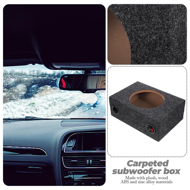 Sub Box Single Cab Sub Box 8 Inch Car Subwoofer Enclosure Car Speaker Supply Sub Box Replacement DIY Universal Enclosures Boxes