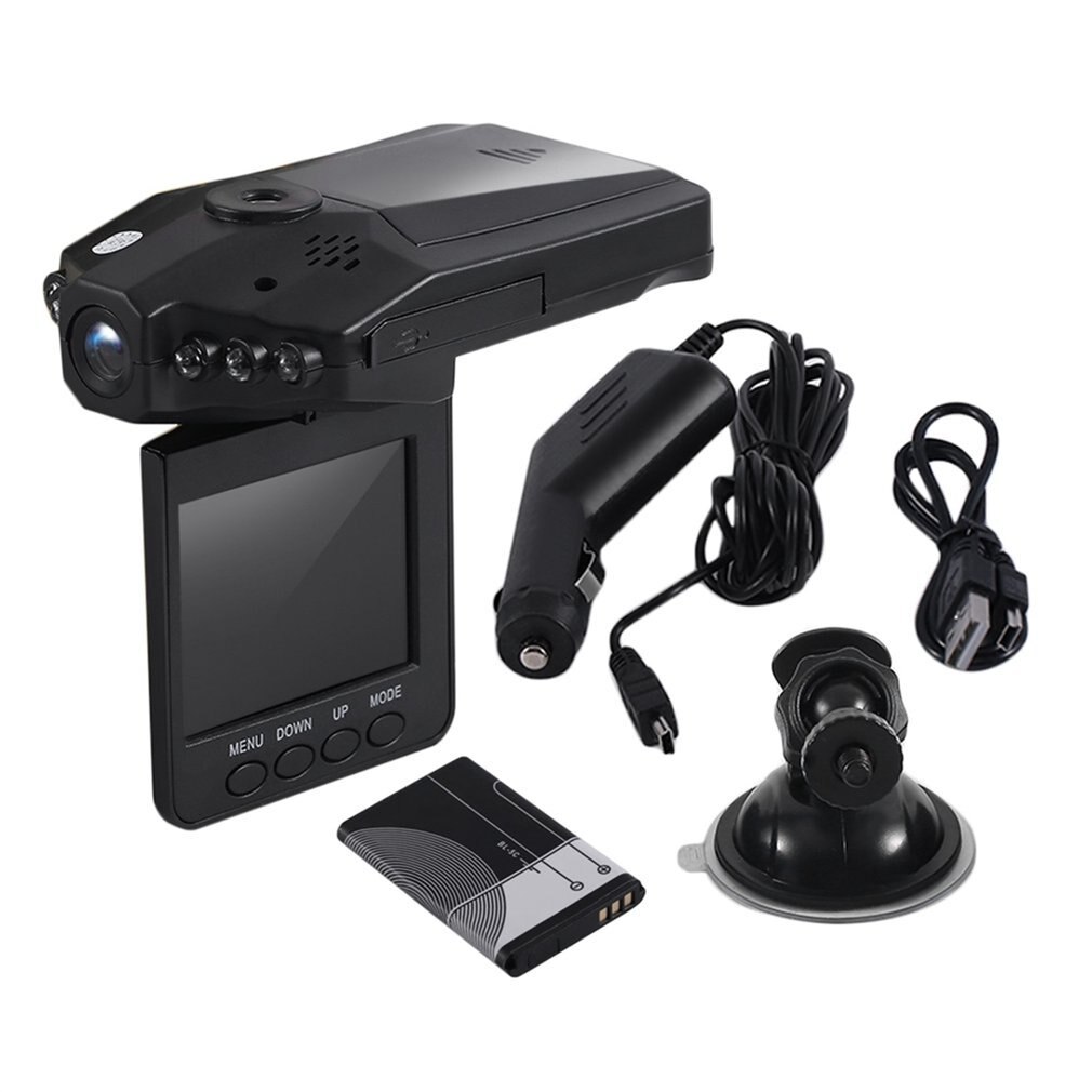 LESHP-cámara Full HD para salpicadero de coche, grabadora de vídeo DVR para vehículo, 2,5 P, 1080 pulgadas, visión nocturna infrarroja, 120mega