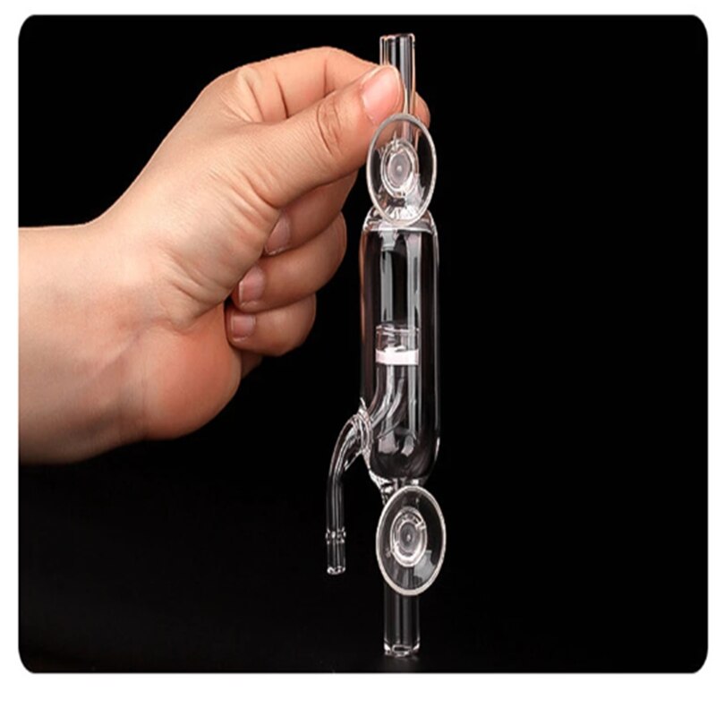 Aquatics Inline Diffuser 12/16 16/22 Glass CO2 Atomizer Bubble Diffuser Reactor Injector for Planted Aquariums Fish Tanks