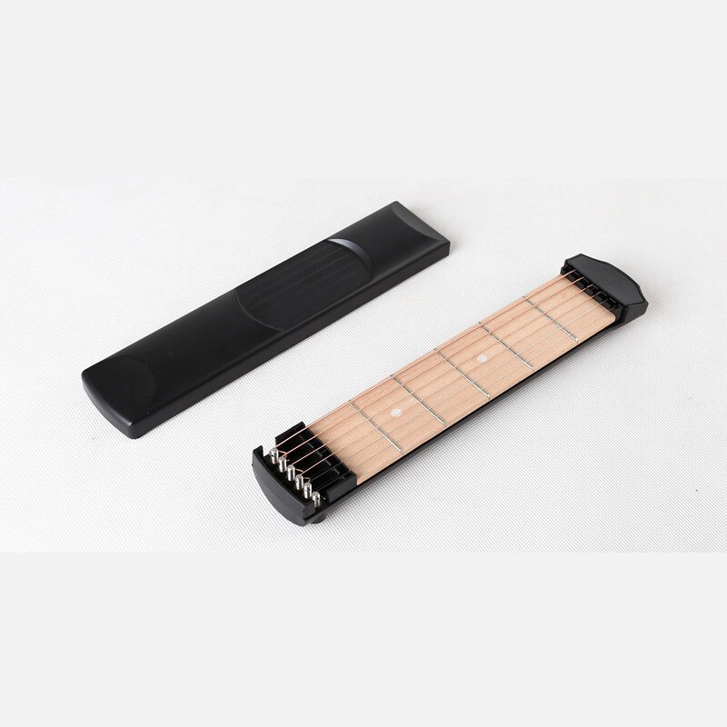 6 Fret Portable Pocket Guitar trainer Practice Practical Wooden Model Finger chord conversion trainer exercises for Beginners: Default Title