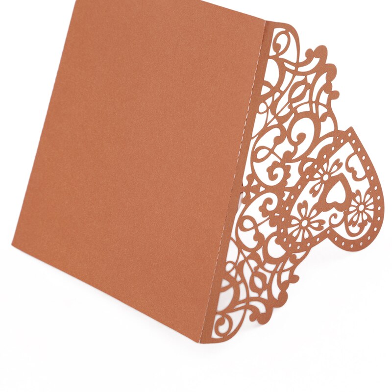 Openwork Wedding Invitation 10 Pieces Of European-Style Wedding Paper-Cut Invitations Greeting Cards Wedding Party Supplies