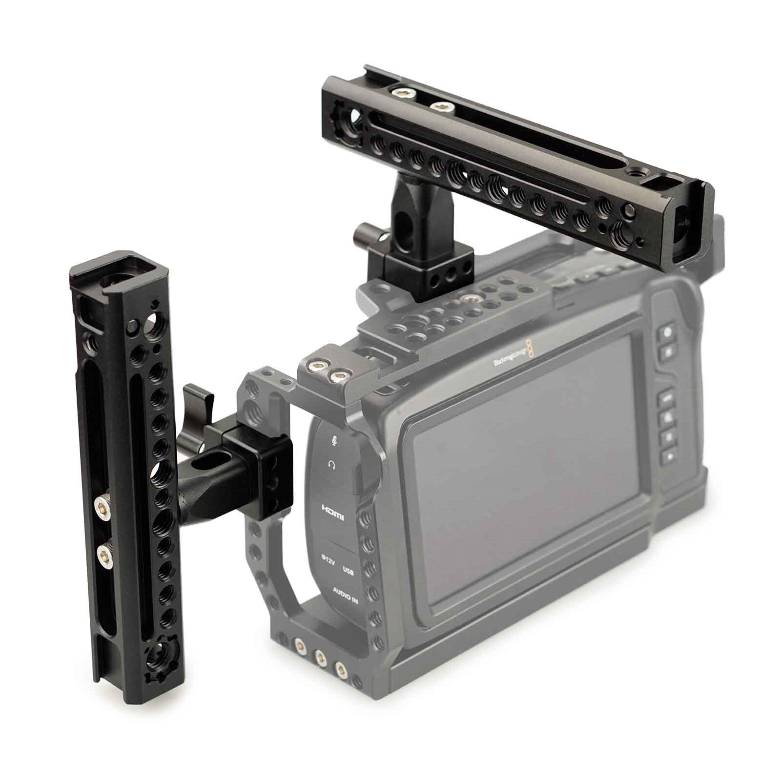 MAGICRIG – poignée supérieure rotative NATO, poignée avec support de chaussure froide et Point de localisation pour Arri pour caméra DSLR, Cage de caméra