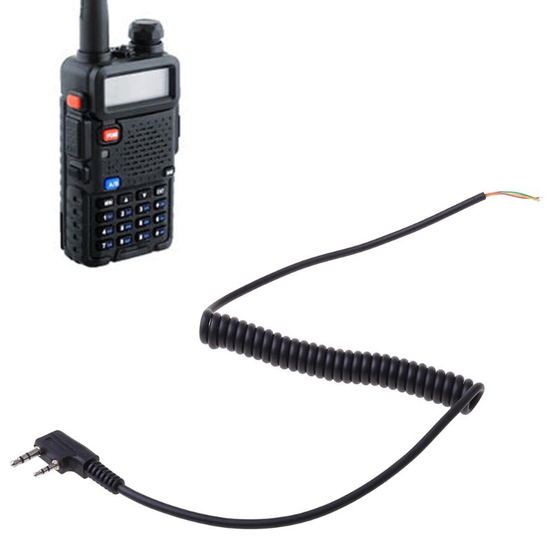 1PC Nuovo 2 Spille 4-Wire Speaker Mic per Baofeng UV5R/Kenwood TK370/Linton YTY walkie Talkie Per Il Nord di Picco