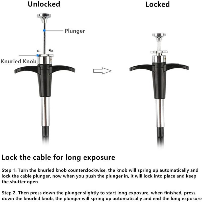 40/70/100 Cm Mechanische Schroefdraad Camera Remote Switch Cord Metal Ontspanknop Kabel Voor Film Camera 'S