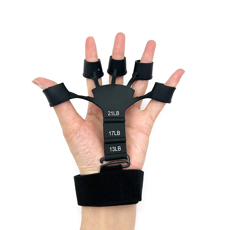 Renfort de poignée en Silicone, 1 pièce, civière de doigt, entraîneur de poignée, gymnastique, Fitness, entraînement et exercice de renforcement des mains