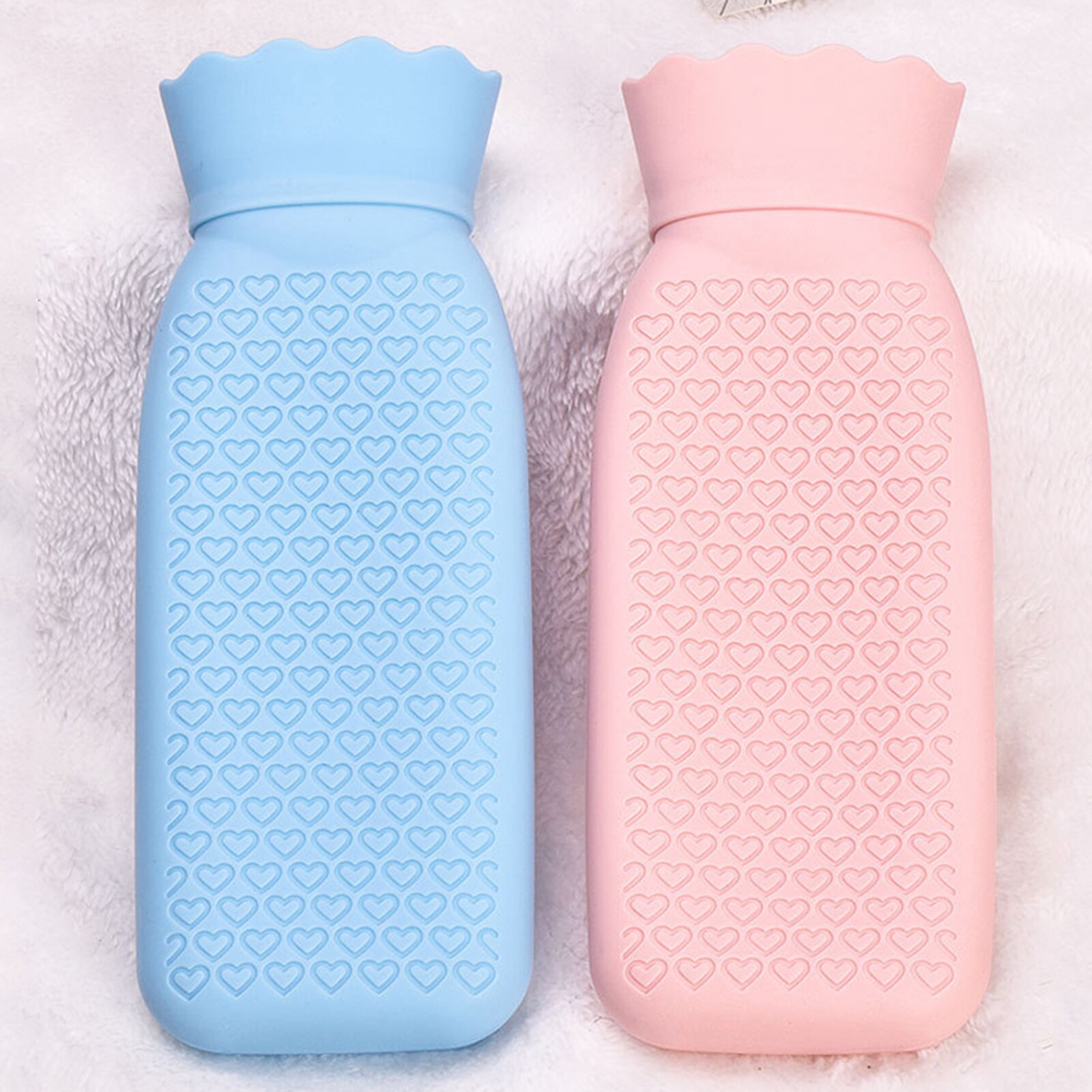 Hand Warmer Water Bag Warm Bottle Microwave Silicon Termofor Gumowy Kids Foot Neck Outdoor Heating Freezer Colding
