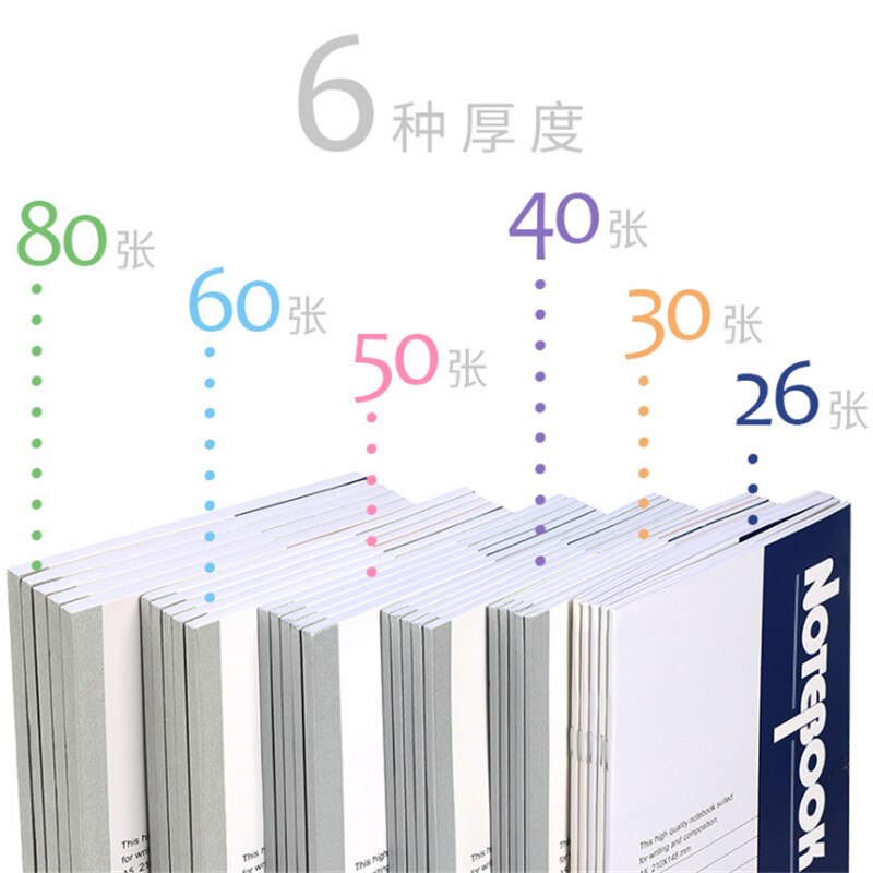 A5 office supplies notebook stationery a5 student book simple exercise book thick soft face copy notepad