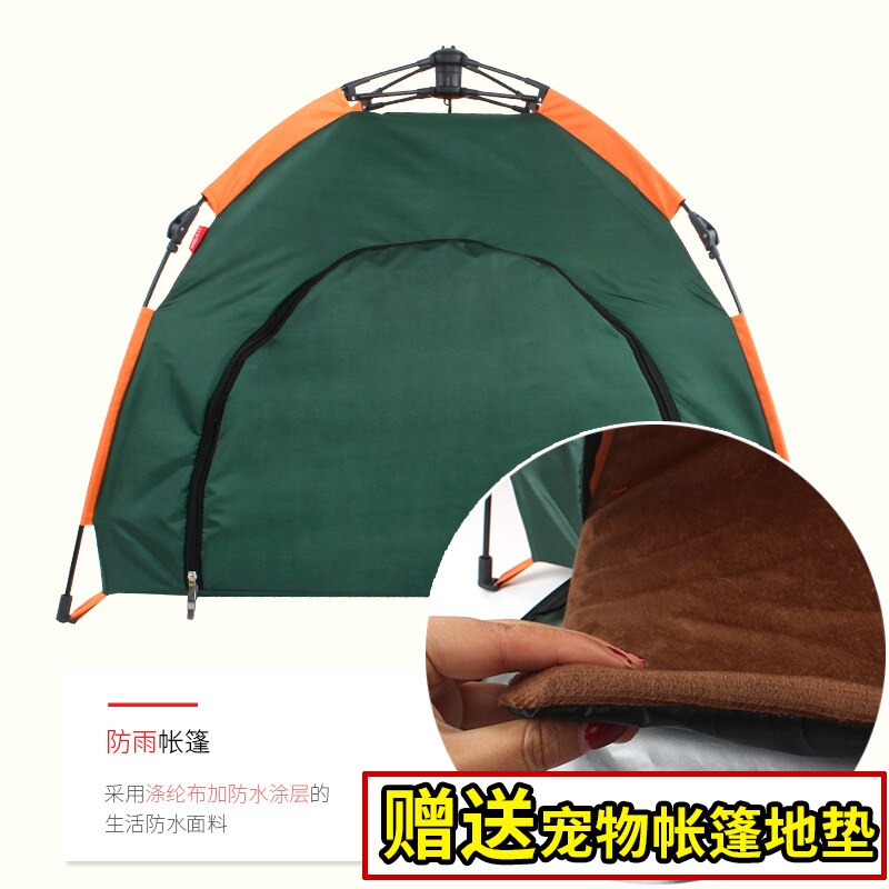 Outdoor Camping Wandelen Huisdier Tent Automatische Opvouwbare Kat Huis Kennel Regendicht Zonnebrandcrème Draagbare Huisdier Kennel Auto Hond Tent