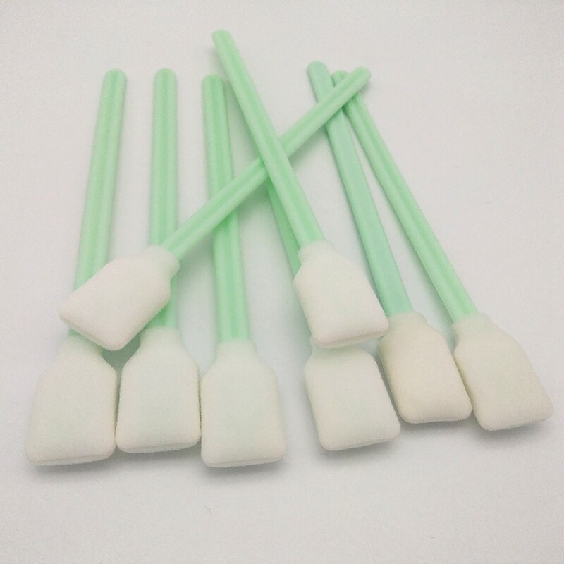 100Pcs Cleaning Swabs Sponge Stick for Roland/Mimaki/Mutoh Eco Solvent Printer Cleaning Swabs