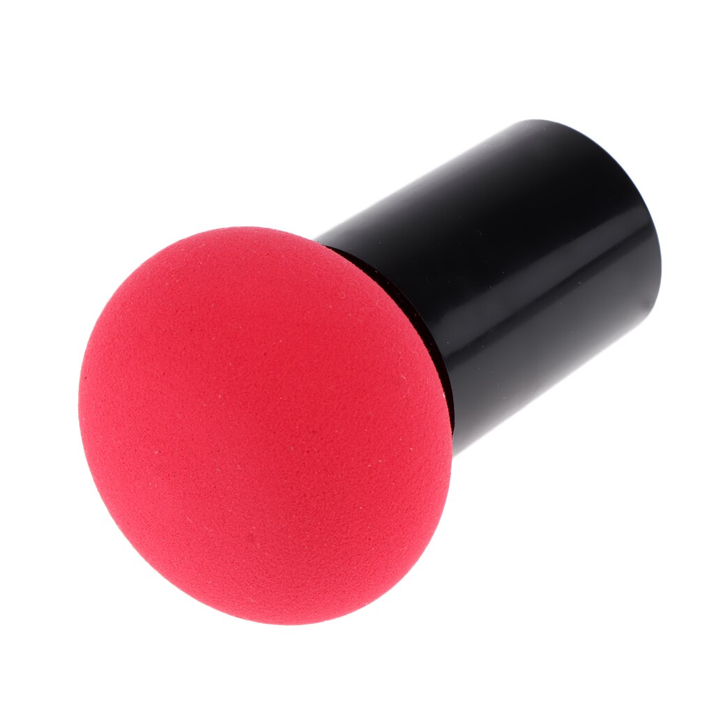 Svampeformet makeup foundation svamp blender pulver puff kosmetisk applikator værktøj: Rød