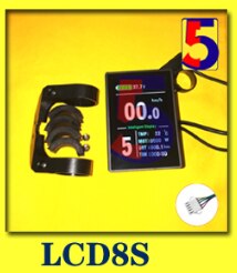 eBike KT LCD11 mini display 24V/36V/48V KTLCD Display for KT controller/ KT LCD3 LCD4 LCD5 LCD8S LCD8H LCD9 LCD10H LCD11 Display: LCD8S SM