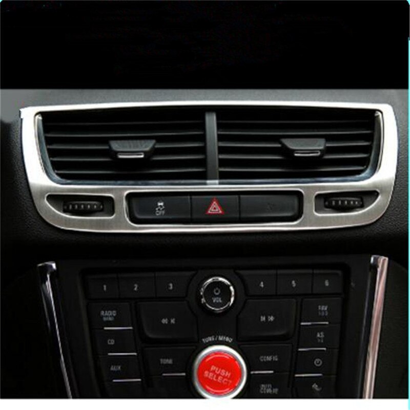 Cadre de décoration de tableau de bord central de climatisation de sortie d&#39;air, 2 pièces, pour Buick Encore OPEL VAUXHALL MOKKA –