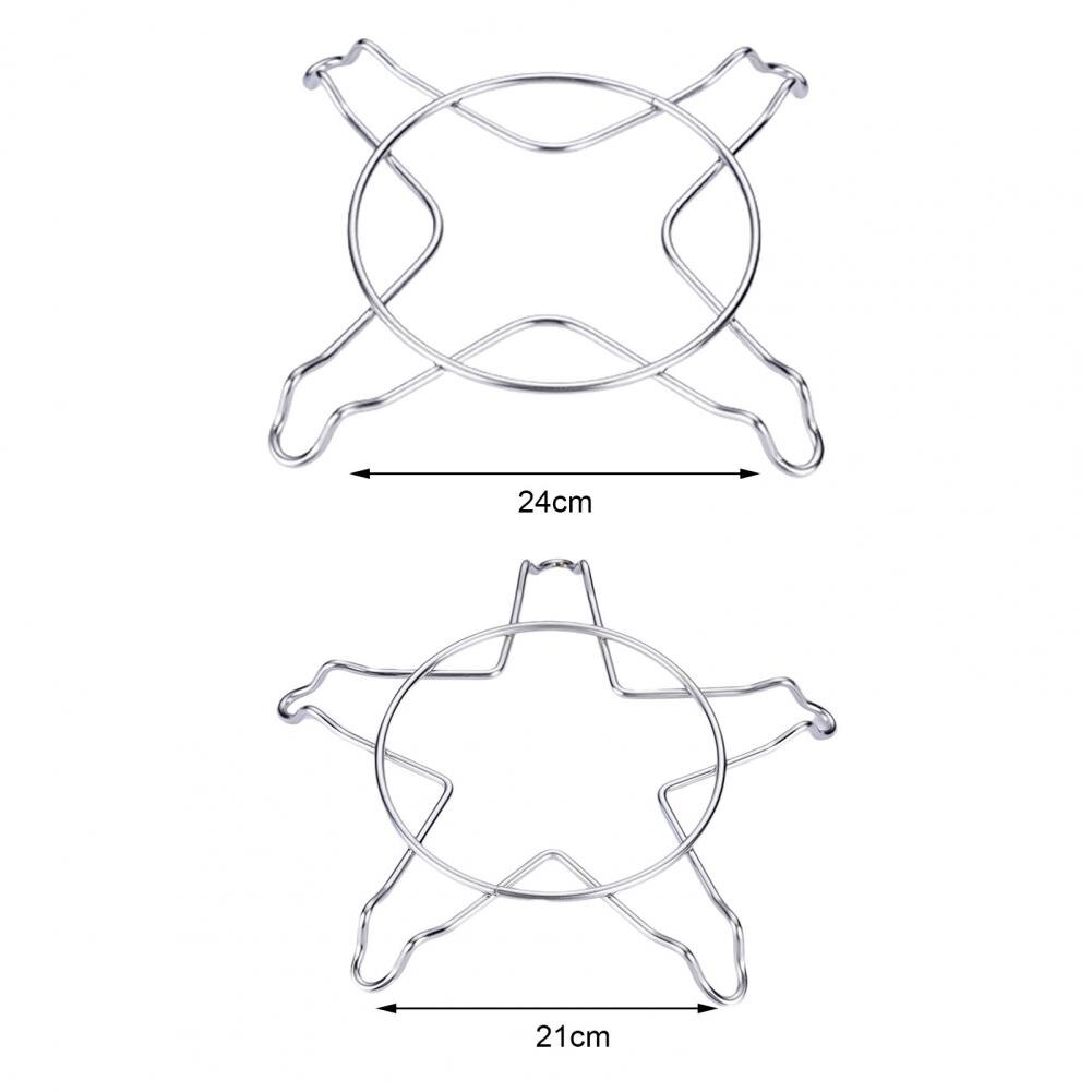 Pot Stand Universal Versatile Stainless Steel Anti-skid Portable Stovetop Support for Kitchen