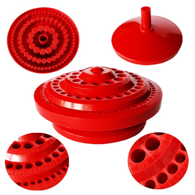 100 Stuks Gat Boor Storage Case Houder Ronde Vorm Hard Plastic Organizer Stand 1-13Mm