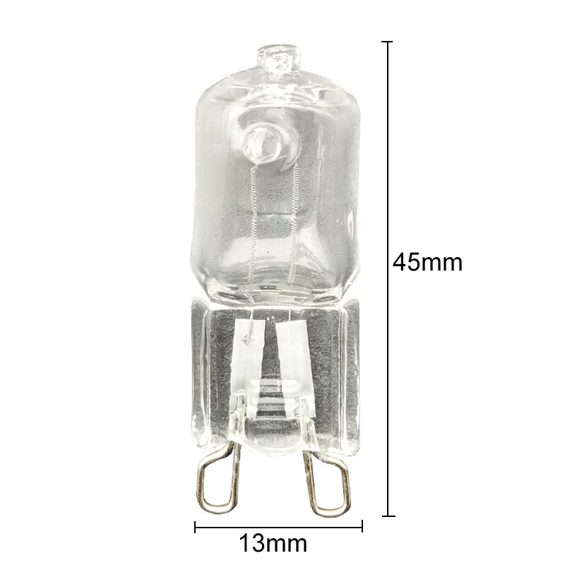 2/10PCS G9 Halogen Light Bulb Hanging Pendant Accent Type Spot Down Lamp Chandelier Sconce Fixture Light Replacement Bulb