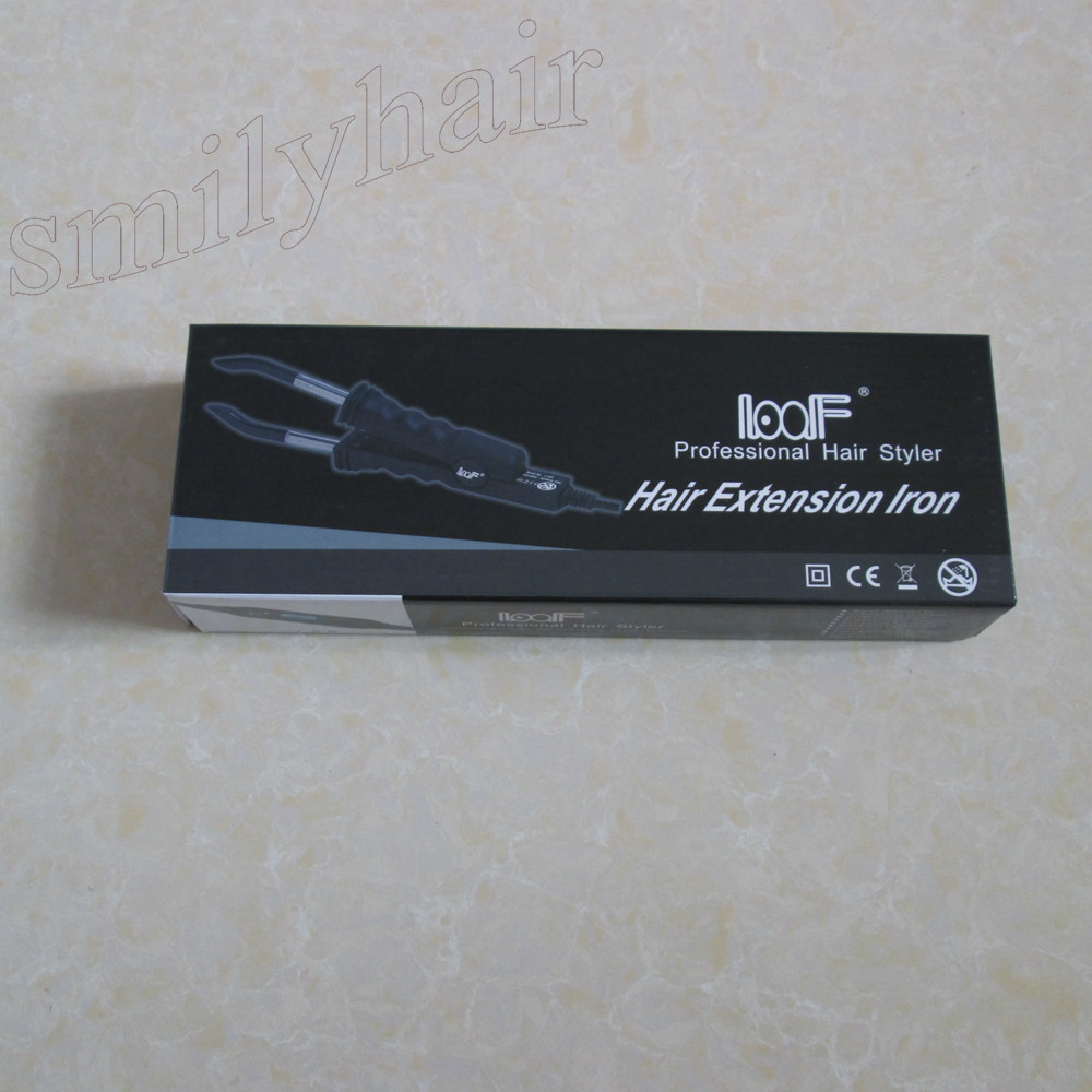 Extensión de cabello fusión conector de hierro LOOF-618 conector de calor herramientas de unión de fusión de queratina para extensiones de cabello pre-enlazadas