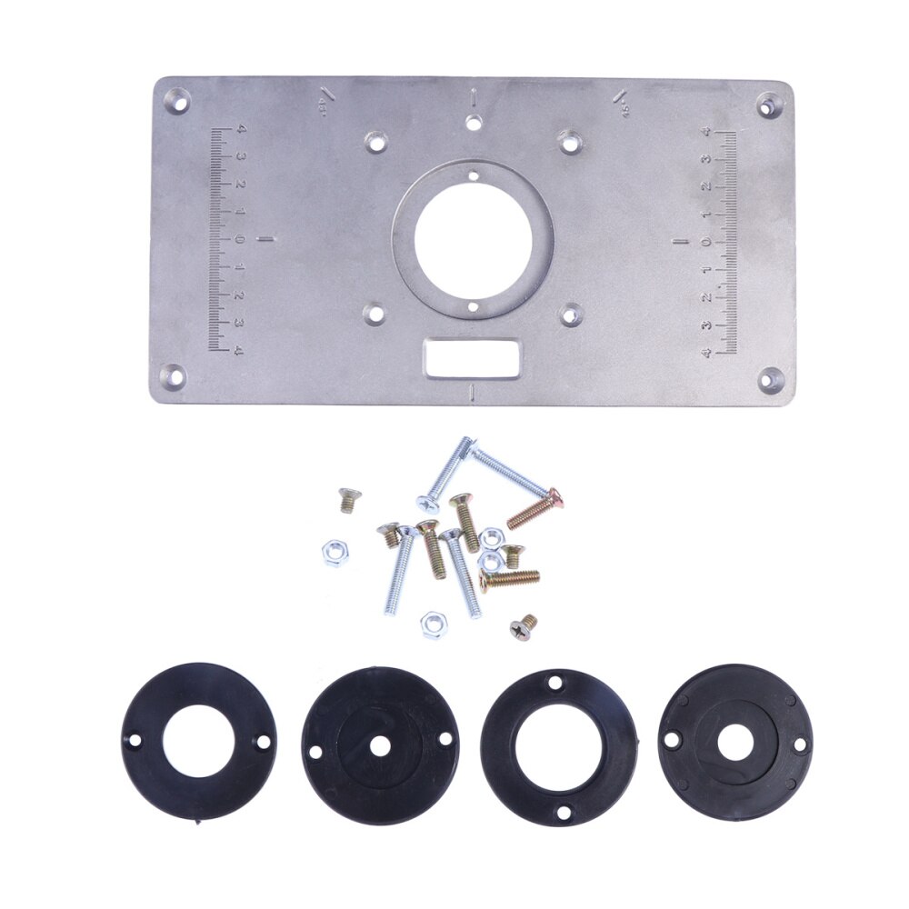 Multi-functional Router Table Insert Plate Set for Woodworking Bench MAKITA 700C - 235mm x 120mm x 8mm