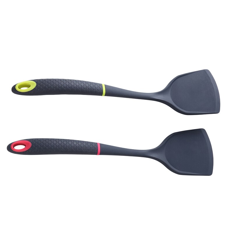 Hoge temperatuur kooklepel schep keukengereedschap antiaanbakpan speciale spatel kookschep siliconen chinese schep