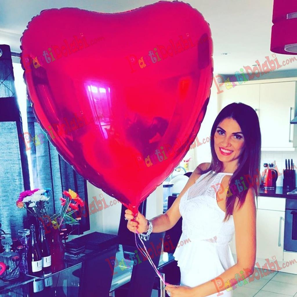 1 PCs The Big Red heart balloon 100cm Jumbo With Helium Flying