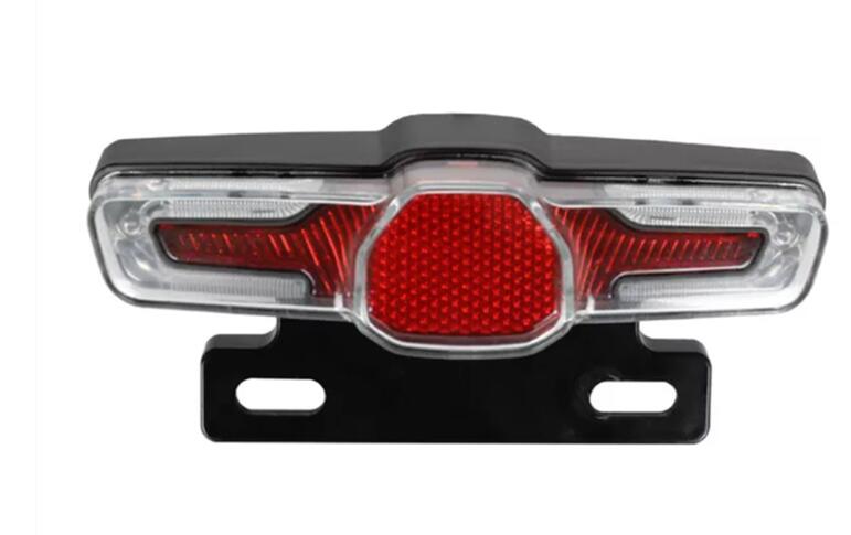 Kit Phares 3 En 1 Pour Vélo électrique 36V à 60V - Feu Avant, Arrière Et Interrupteur