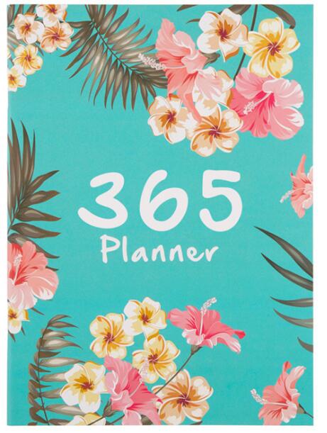 32 pages A4 Monthly Planner Flower Working Daily Planner Office & School Appointment Book: Green