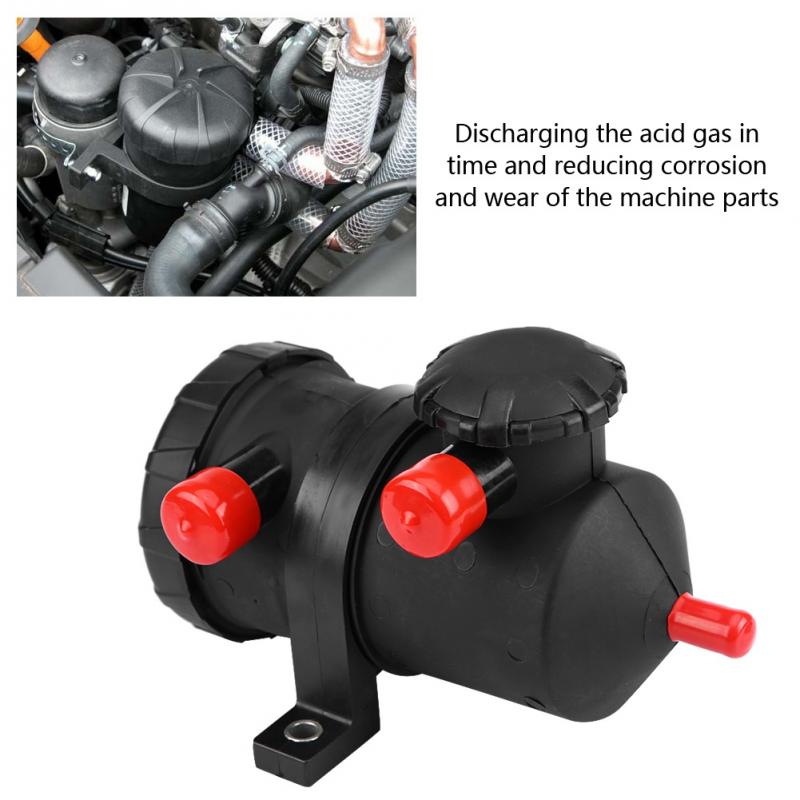 Olie-luchtafscheider olieopvangbak rvs filter met rvs element voor carterventilatie 3931030955 olieopvangtank