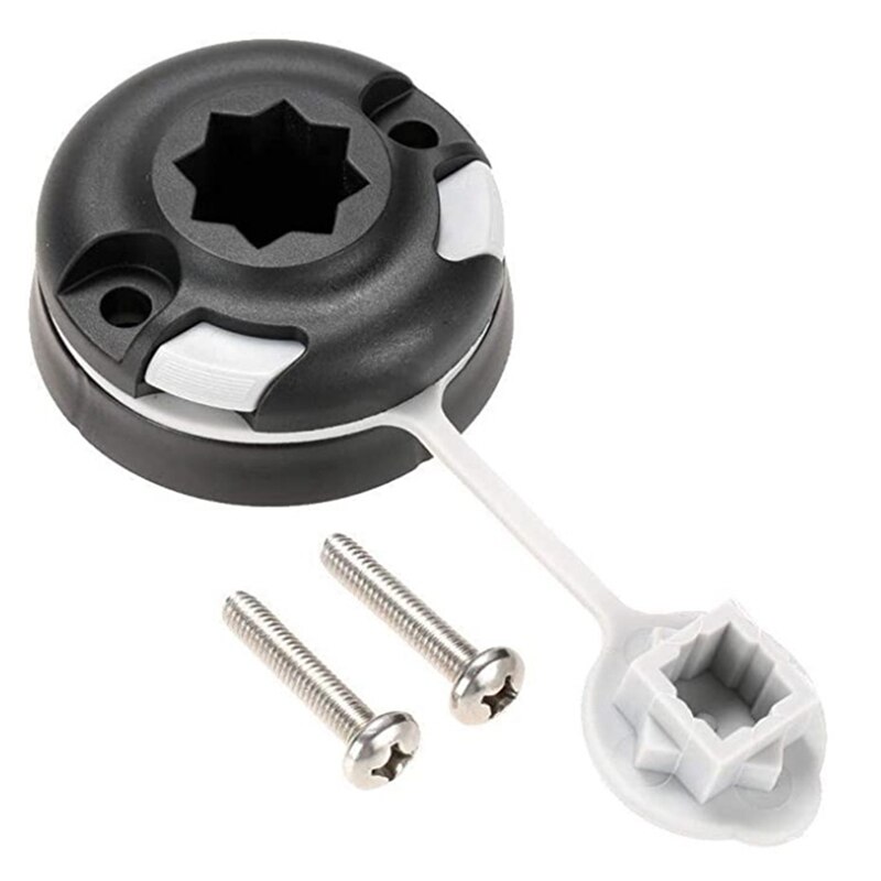 Kano Kajak Mount Base Opblaasbare Boot Zee Hengel Houder Met Schroef Mount Base Visgerei Kit Accessoire