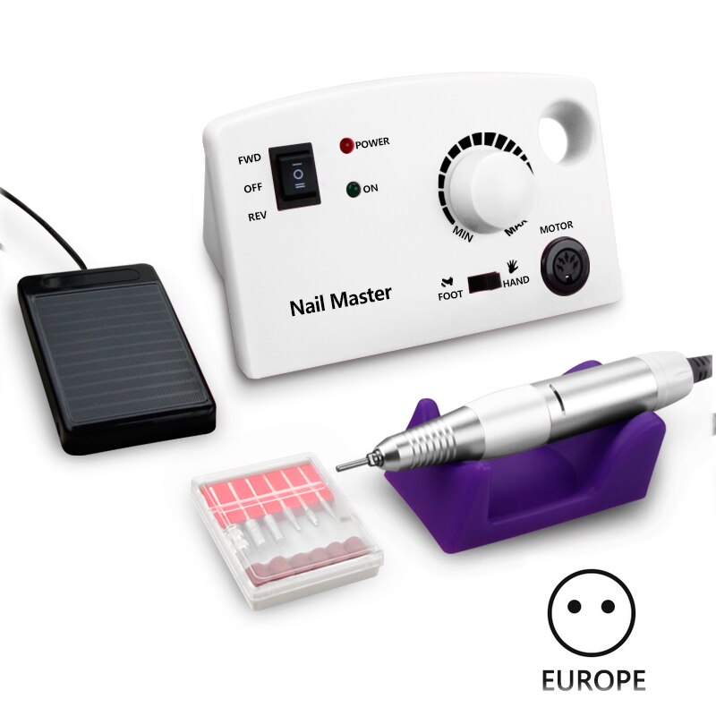 35000 máquina de manicura, taladro eléctrico para uñas, cortadores para manicura, fresadora de uñas, aparatos de manicura, pedicura, equipamiento artístico: DM 209 white