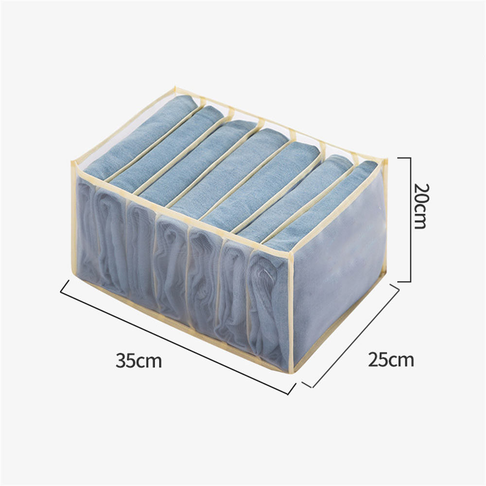 Kleidung Organizer Jeans Hosen Aufbewahrungsbox Kleiderschrank Schublade Organizer für Unterwäsche BH Krawatten T-Shirt Socken Organisationssystem: Armee Grün