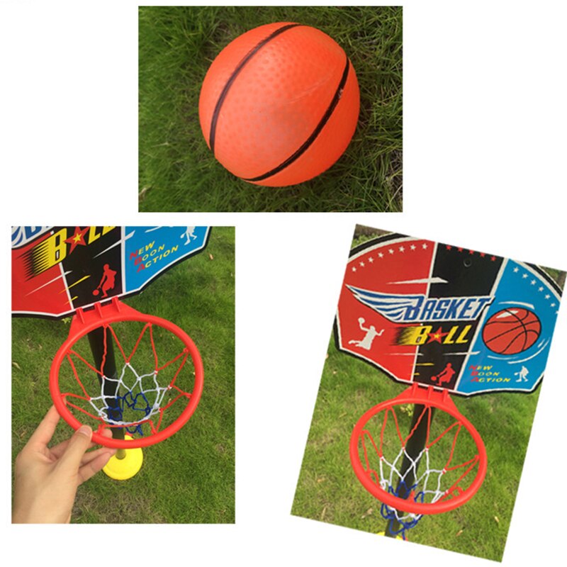 freundlicher Basketball Band Einstellbare Basketball Band mit Basketball Pumpe draussen Spielzeug eltern-Art-Aktivität Spielzeug WYW