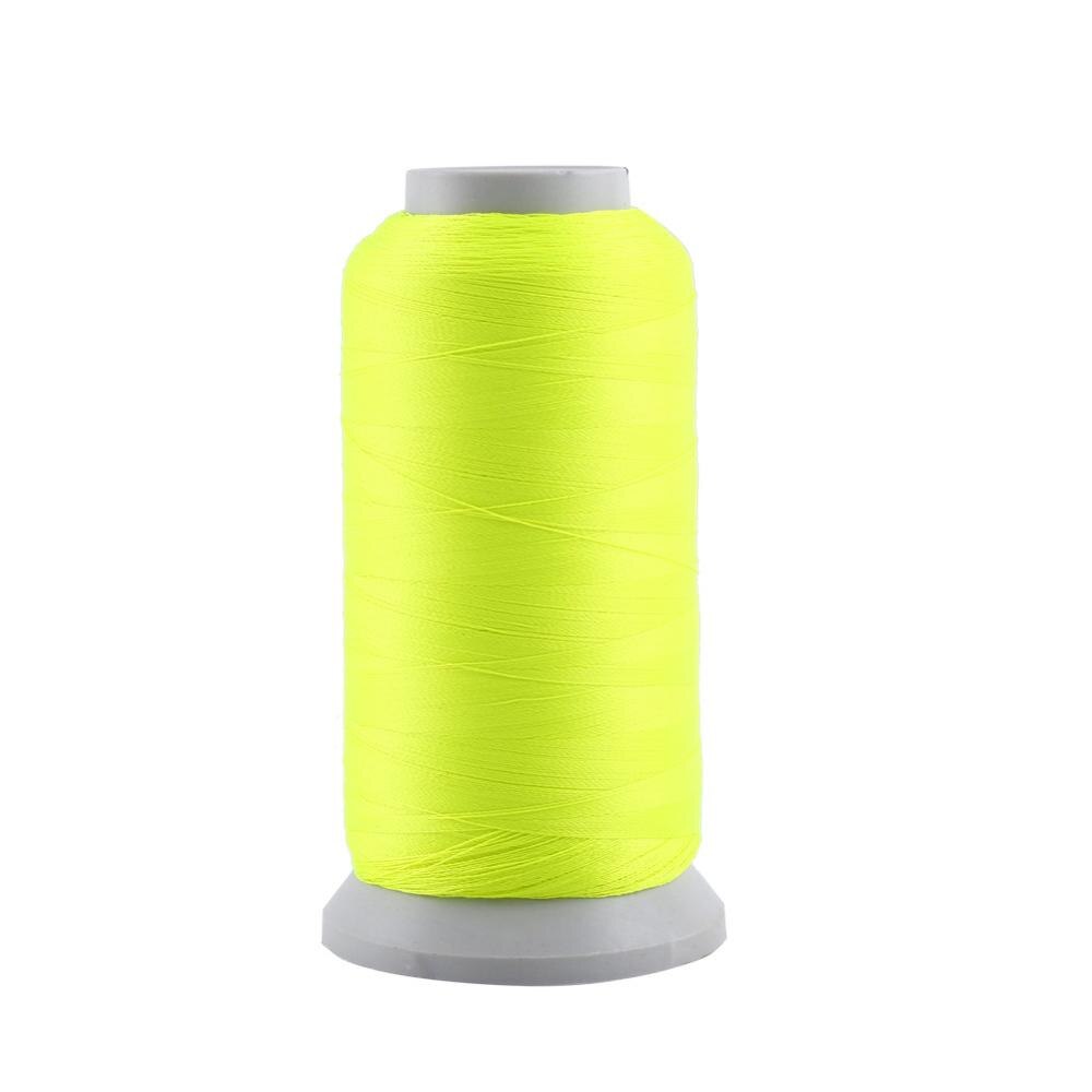 Spool Glow In The Dark Machine Hand Borduren Naaigaren Polyester Fiber + Noctilucent Factor Threads 1000 Yards/3000 yards: Yellow 3000 Yards