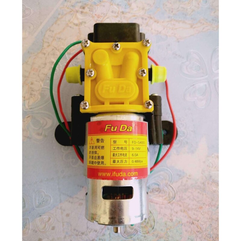 High Pressure Electric Water Diaphragm Pump Self Priming Pump 12 V Compatible with Motorhome/Caravan