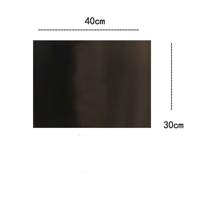 Message Board Magneet Magnetische Note Board Creatieve Magnetische Sticker Uitwisbare Magneet Leren Sticky Note Magnetische Sticker: Pure black board