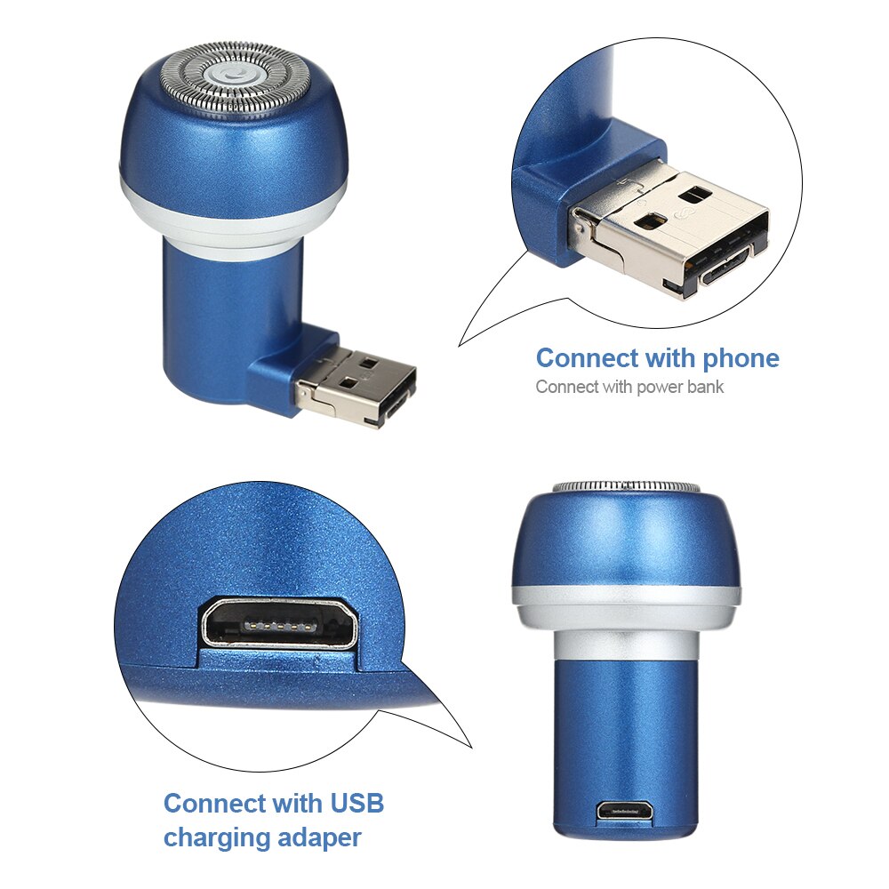 Small Razor Usb Mini Portable Travel Electric Razor Shaver USB Sha... – Vicedeal